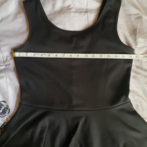 ALLOY BLACK EUC PEPLUM TOP W/RUFFLE BACK - Picture 4 of 4